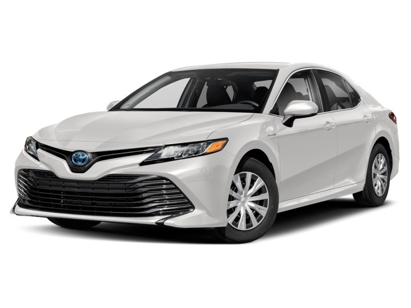 2018 Toyota Camry Hybrid LE Auto Alpine White  Shot 7