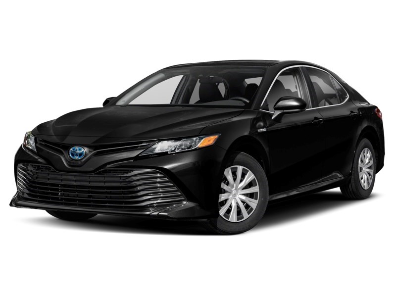 2018 Toyota Camry Hybrid LE Auto Midnight Black Metallic  Shot 25