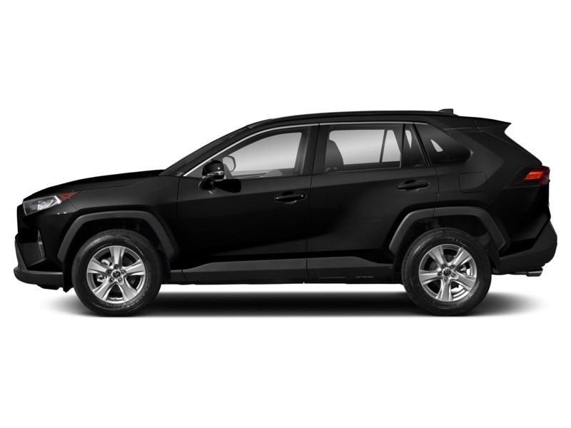 2021 Toyota RAV4 XLE AWD Midnight Black Metallic  Shot 5