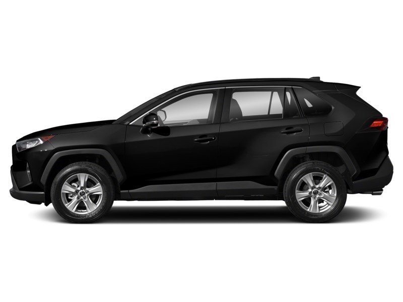 2021 Toyota RAV4 XLE AWD Midnight Black Metallic  Shot 3