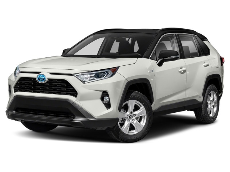 2021 Toyota RAV4 Hybrid Hybrid XSE AWD Blizzard Pearl w/Black Roof  Shot 4