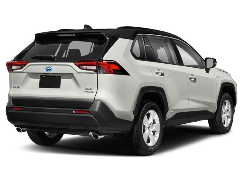 2021 Toyota RAV4 Hybrid Hybrid XSE AWD Blizzard Pearl w/Black Roof  Shot 6