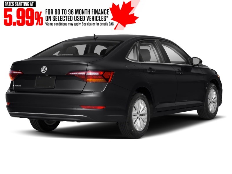 2021 Volkswagen Jetta Comfortline Auto Solid Black  Shot 2