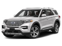 2020 Ford Explorer Platinum 4WD Star White Tri-Coat  Shot 2