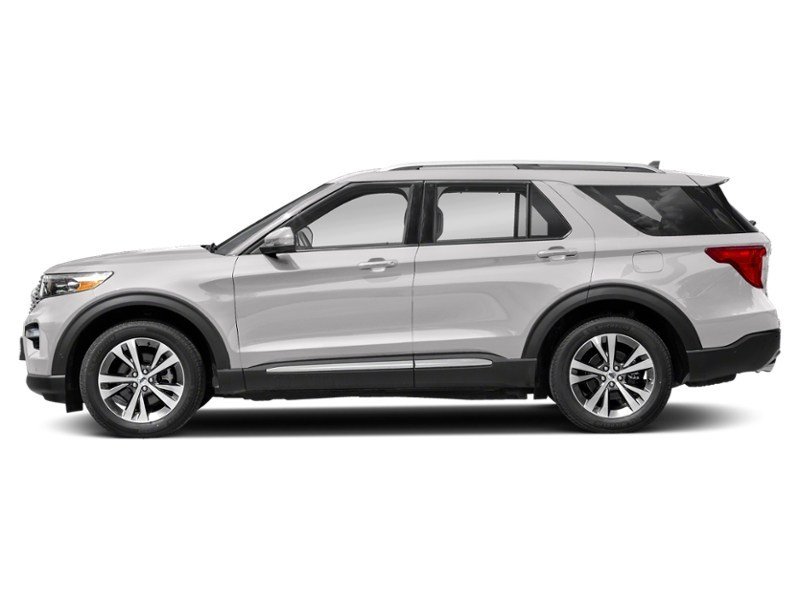 2020 Ford Explorer Platinum 4WD Star White Tri-Coat  Shot 6