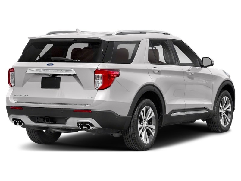 2020 Ford Explorer Platinum 4WD Star White Tri-Coat  Shot 7