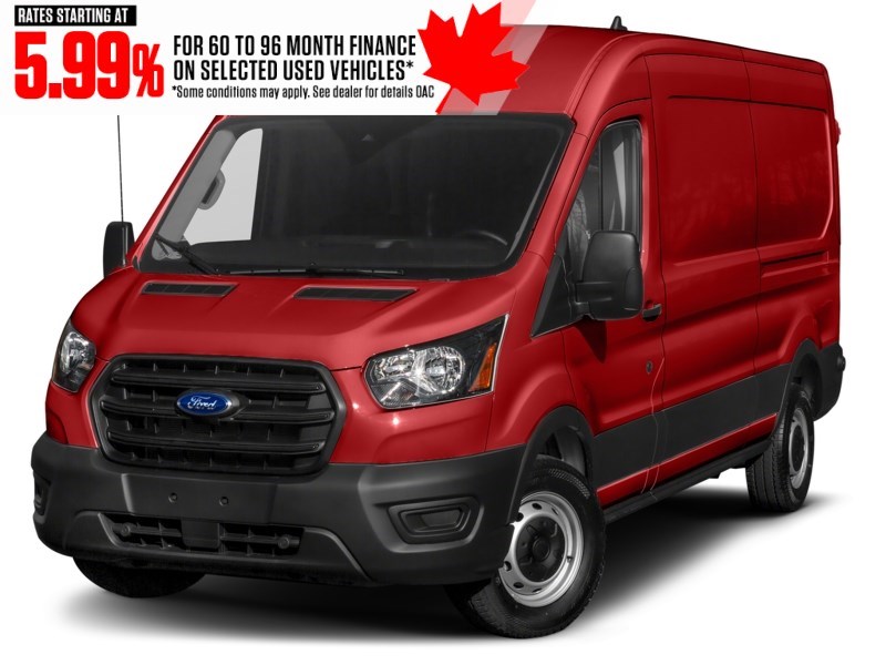 2022 Ford Transit-250 Cargo T-250 148" Hi Rf 9070 GVWR RWD Race Red  Shot 19