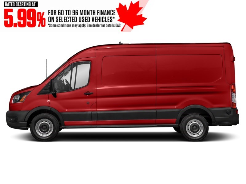 2022 Ford Transit-250 Cargo T-250 148" Hi Rf 9070 GVWR RWD Race Red  Shot 21