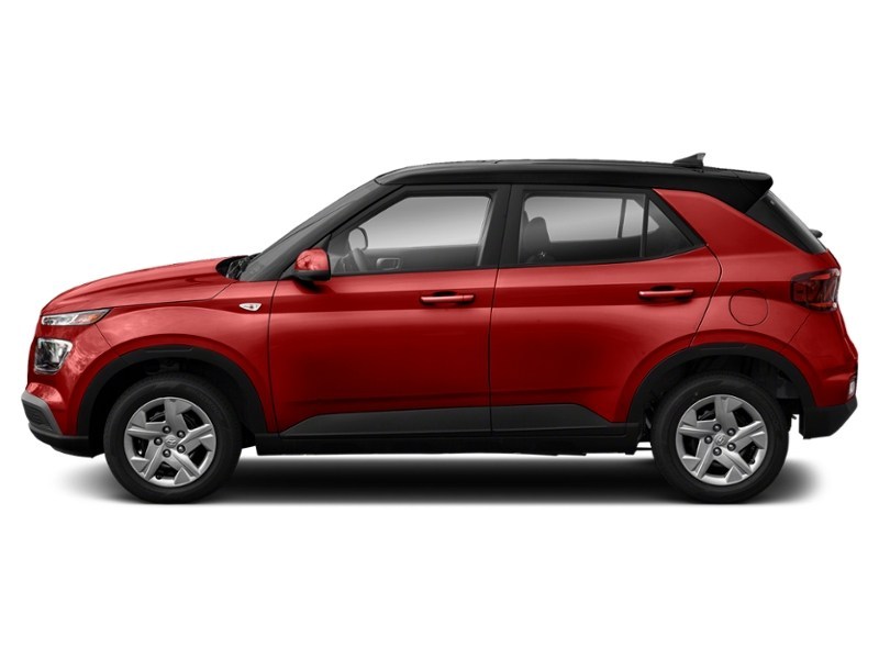 2022 Hyundai Venue Essential IVT w/Two-Tone Fiery Red w/Black Roof  Shot 3