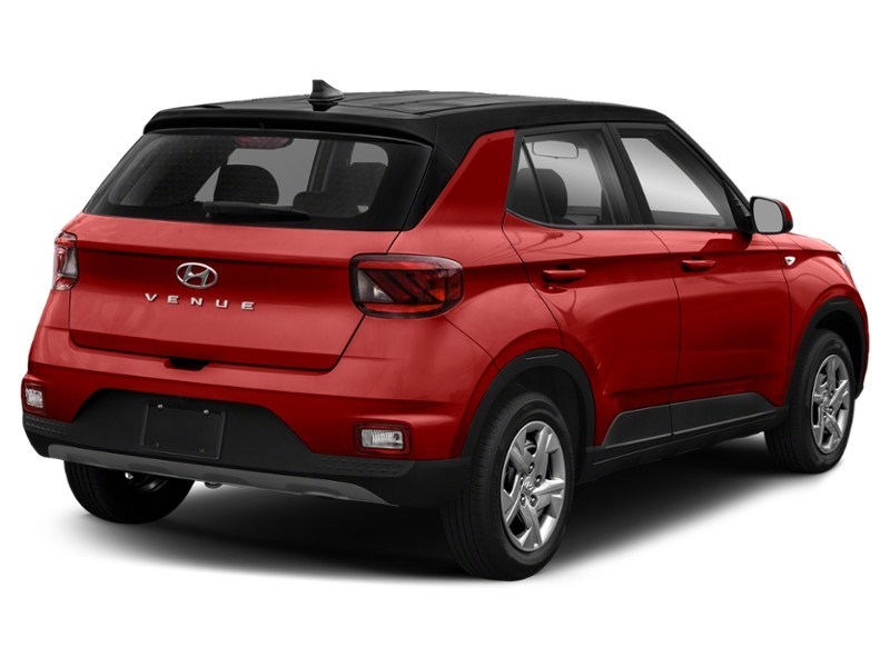 2022 Hyundai Venue Essential IVT w/Two-Tone Fiery Red w/Black Roof  Shot 2