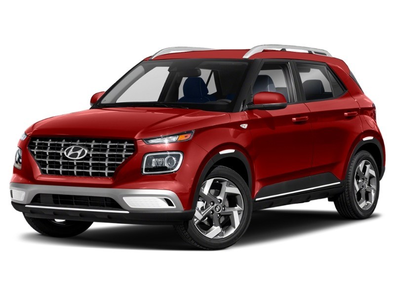2020 Hyundai Venue Ultimate w/Black Interior IVT Fiery Red  Shot 1