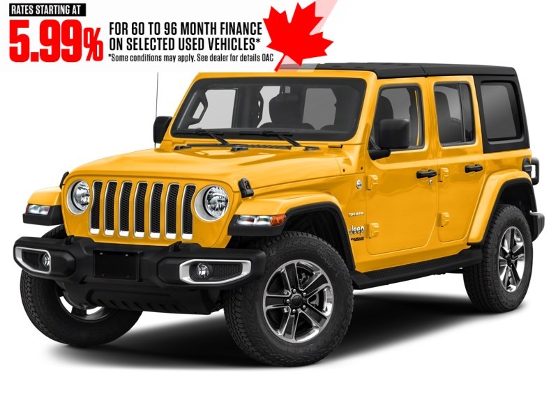 2020 Jeep Wrangler Unlimited Sahara 4x4 Hellayella  Shot 60