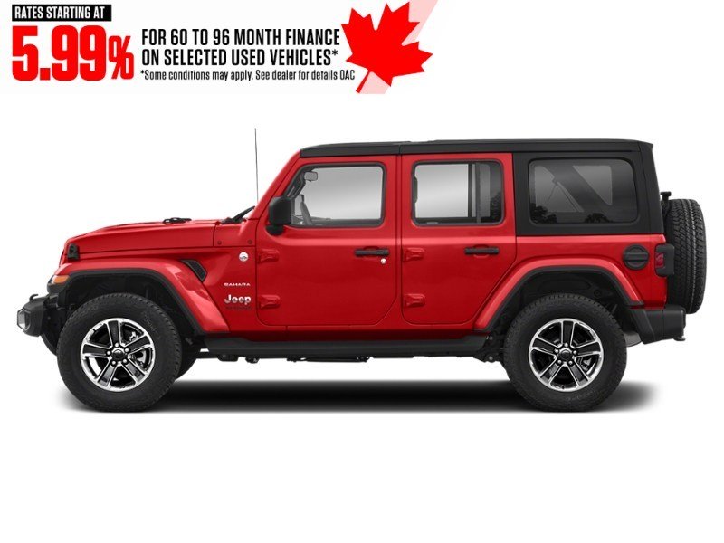 2022 Jeep Wrangler Unlimited Unlimited Sahara Altitude 4x4 Firecracker Red  Shot 3