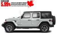 2020 Jeep Wrangler Unlimited Sahara 4x4 Bright White  Shot 5