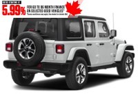 2020 Jeep Wrangler Unlimited Sahara 4x4 Bright White  Shot 2