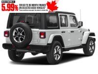2020 Jeep Wrangler Unlimited Sahara 4x4 Bright White  Shot 2