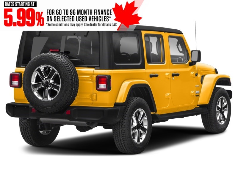 2020 Jeep Wrangler Unlimited Sahara 4x4 Hellayella  Shot 62