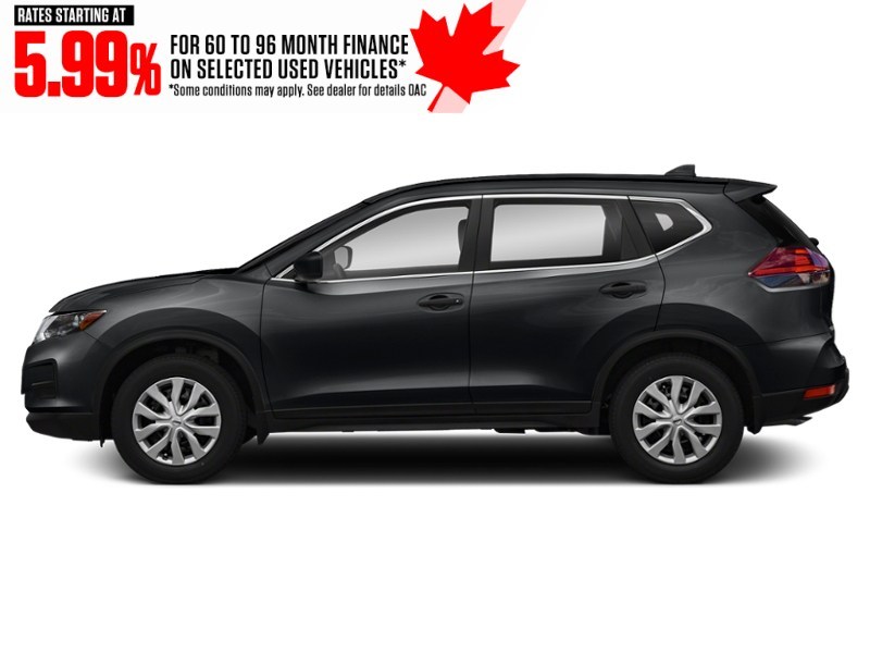 2020 Nissan Rogue AWD S Magnetic Black Metallic  Shot 3