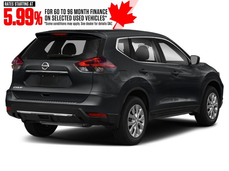 2020 Nissan Rogue AWD S Magnetic Black Metallic  Shot 6
