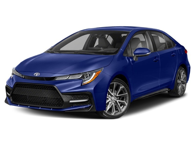 2020 Toyota Corolla SE CVT Blue Crush Metallic  Shot 4