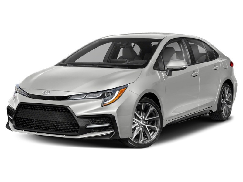 2021 Toyota Corolla SE CVT Classic Silver Metallic w/Black Roof  Shot 7