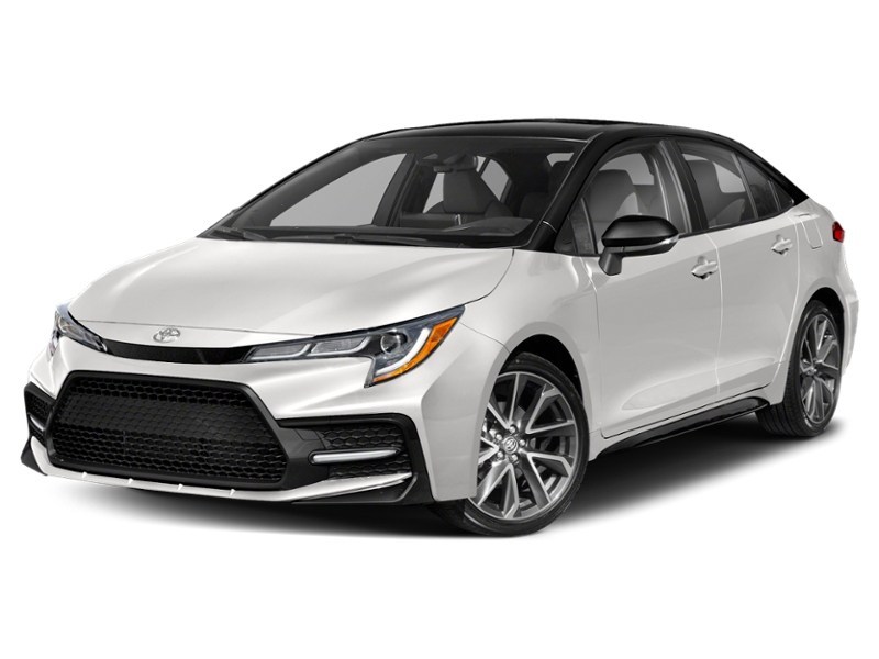 2021 Toyota Corolla SE CVT Super White w/Black Roof  Shot 13