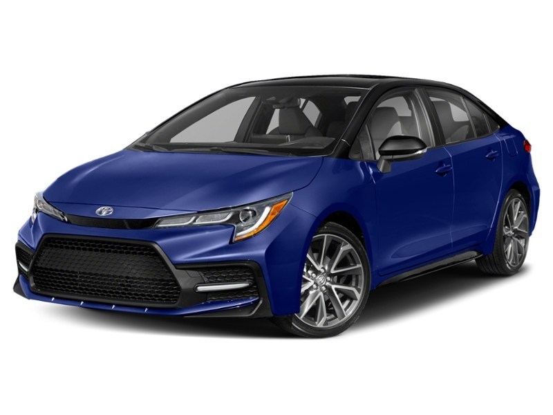 2021 Toyota Corolla SE CVT Blue Crush Metallic w/Black Roof  Shot 20