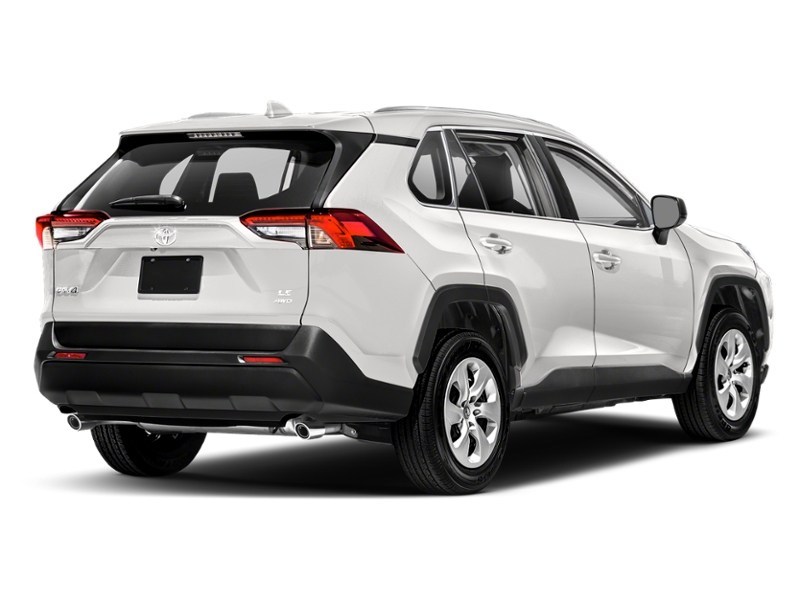 2021 Toyota RAV4 LE AWD Super White  Shot 2