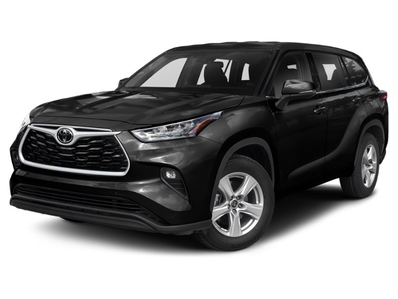 2022 Toyota Highlander LE AWD Midnight Black Metallic  Shot 5