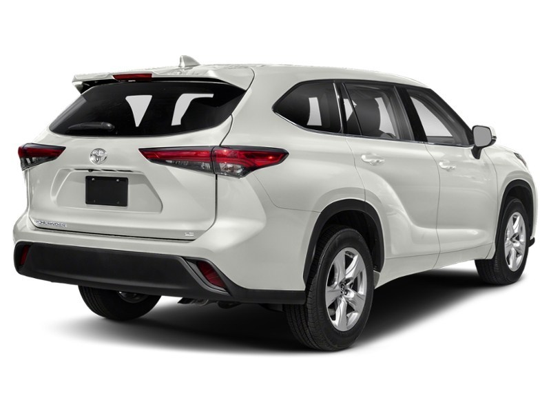 2020 Toyota Highlander LE AWD Blizzard Pearl  Shot 8