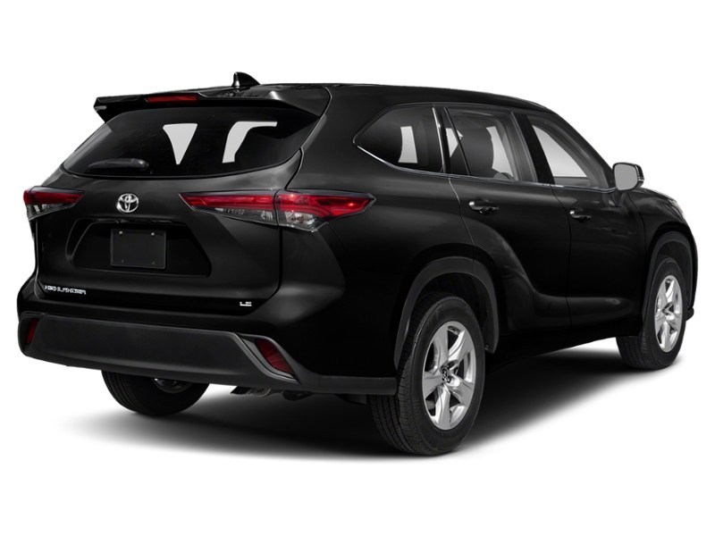 2022 Toyota Highlander LE AWD Midnight Black Metallic  Shot 7