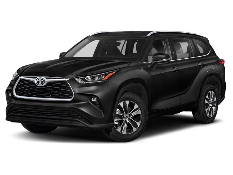 2021 Toyota Highlander XLE AWD Midnight Black Metallic  Shot 14