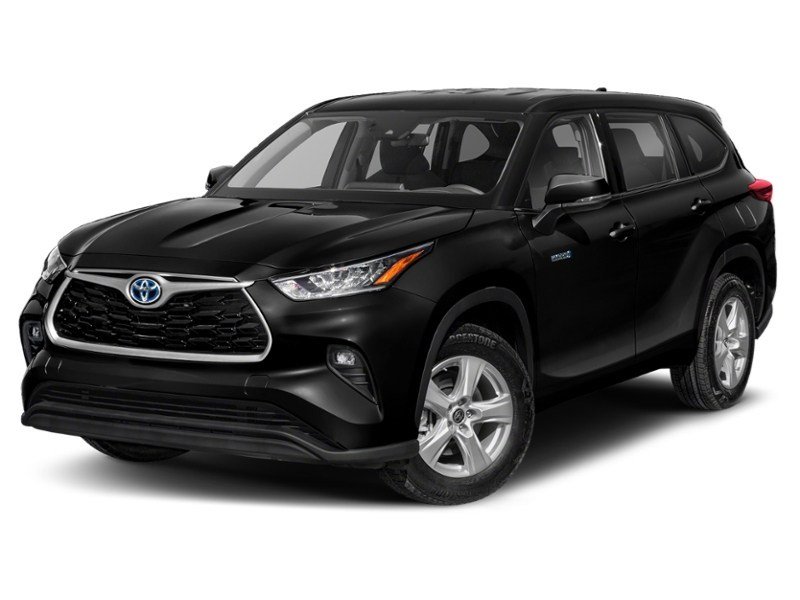 2022 Toyota Highlander Hybrid Hybrid LE AWD Midnight Black Metallic  Shot 1