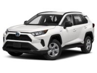 2019 Toyota RAV4 Hybrid AWD Hybrid LE Super White  Shot 1