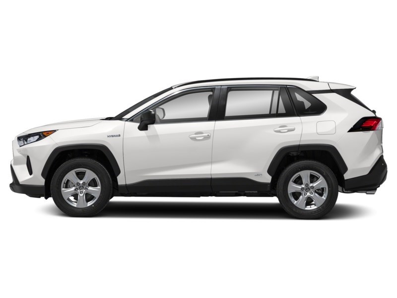 2019 Toyota RAV4 Hybrid AWD Hybrid LE Super White  Shot 3