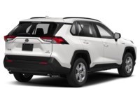 2019 Toyota RAV4 Hybrid AWD Hybrid LE Super White  Shot 6