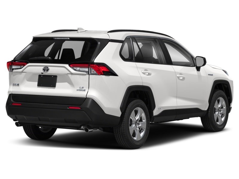 2019 Toyota RAV4 Hybrid AWD Hybrid LE Super White  Shot 6