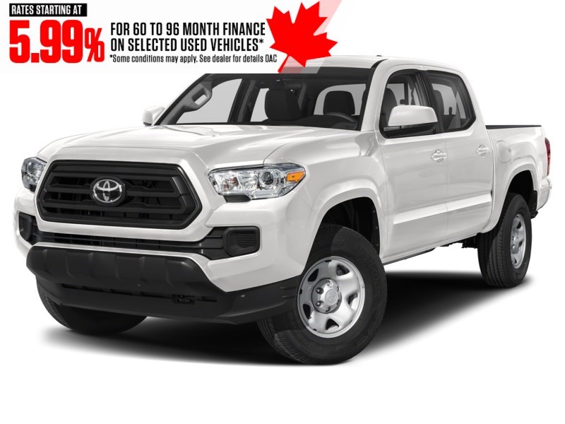 2020 Toyota Tacoma 4x4 Double Cab Auto Super White  Shot 2