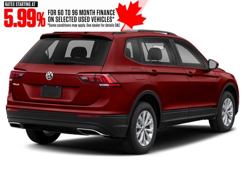2020 Volkswagen Tiguan Trendline 4MOTION Ruby Red Metallic  Shot 6