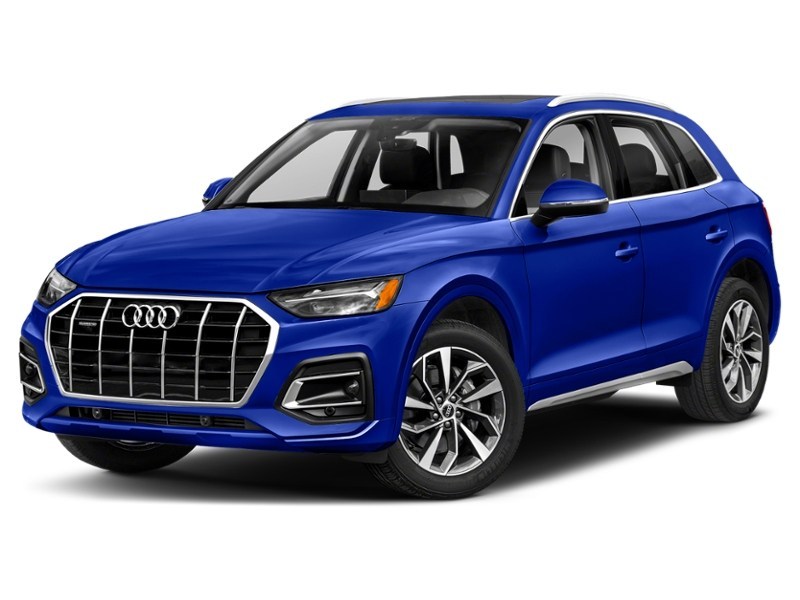 2022 Audi Q5 45 Progressiv Navarra Blue Metallic  Shot 1