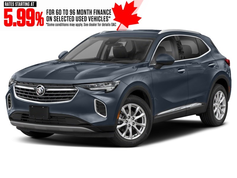 2021 Buick Envision AWD 4dr Essence Dark Moon Blue Metallic  Shot 2