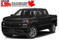 2021 Chevrolet Silverado 1500 4WD Crew Cab 147" Custom Black  Shot 4