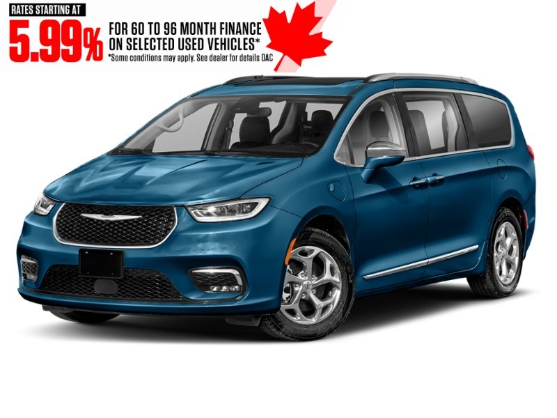 2022 Chrysler Pacifica Hybrid Limited 2WD Fathom Blue Pearl  Shot 4