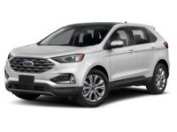 2021 Ford Edge Titanium AWD Star White Metallic Tri-Coat  Shot 1
