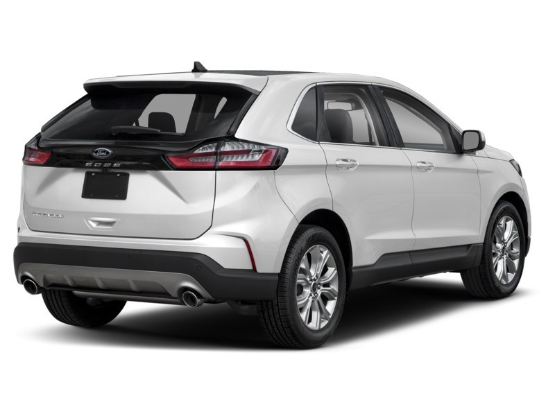 2021 Ford Edge Titanium AWD Star White Metallic Tri-Coat  Shot 2