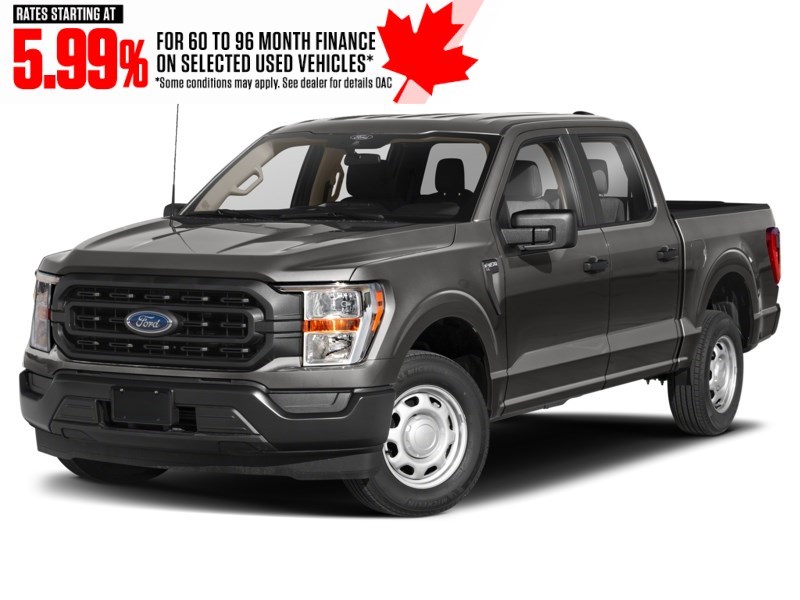 2022 Ford F-150 XL 4WD SuperCrew 5.5' Box Carbonized Grey Metallic  Shot 1