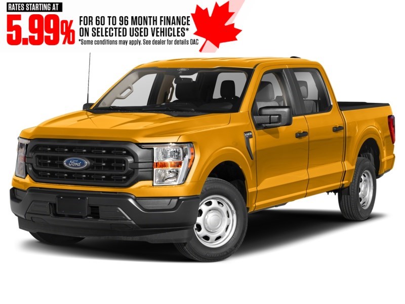 2022 Ford F-150 XL 4WD SuperCrew 5.5' Box School Bus Yellow  Shot 14
