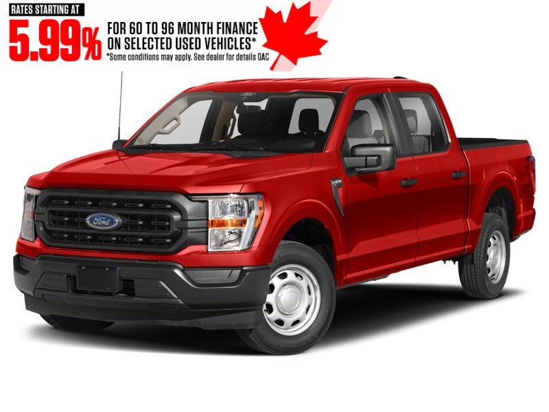 2022 Ford F-150 XL 4WD SuperCrew 5.5' Box Vermillion Red  Shot 30