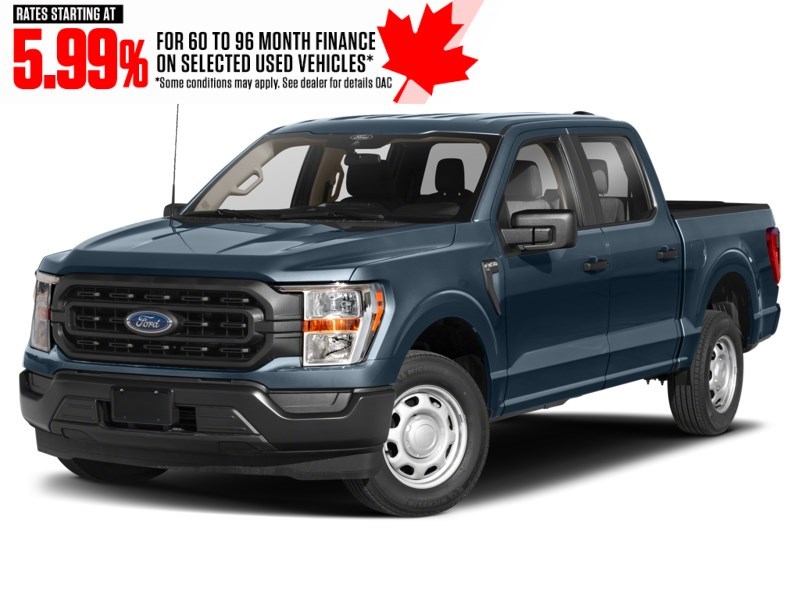 2022 Ford F-150 XL 4WD SuperCrew 5.5' Box Antimatter Blue Metallic  Shot 39