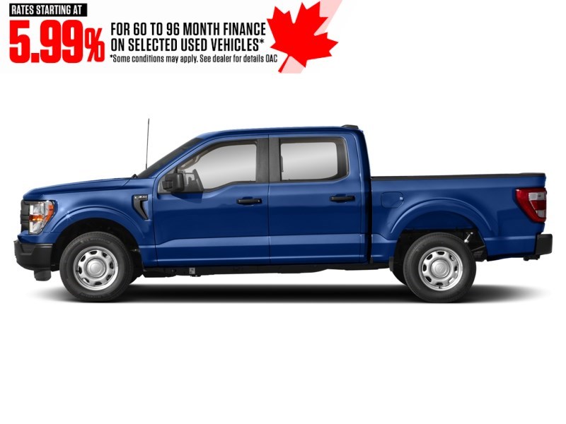2022 Ford F-150 XL 4WD SuperCrew 5.5' Box Atlas Blue Metallic  Shot 24